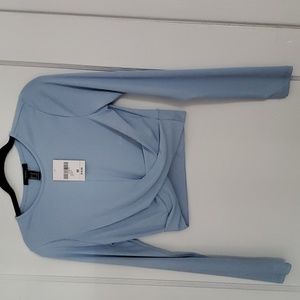 Forever 21 Light blue medium crop top